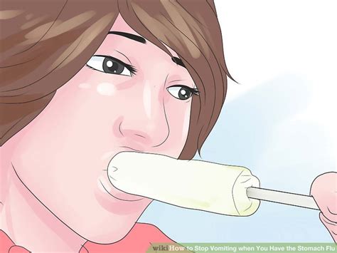 3 ways to stop vomiting when you have the stomach flu wikihow