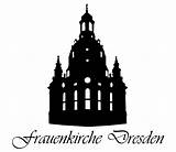 Frauenkirche Wandtattoo Dresden Wegaswerbung sketch template