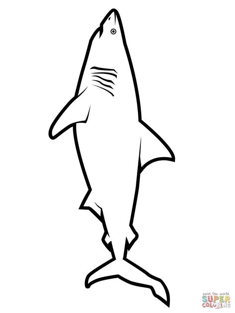 printable great white shark coloring pages  printable
