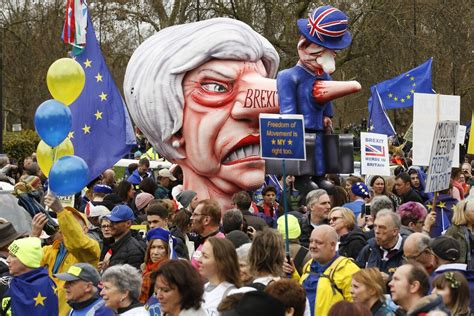 anti brexit rally draws  million protesters demanding  vote bloomberg