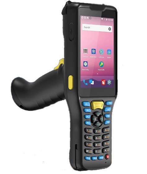 android  long range barcode scanner rugged handheld device ideal