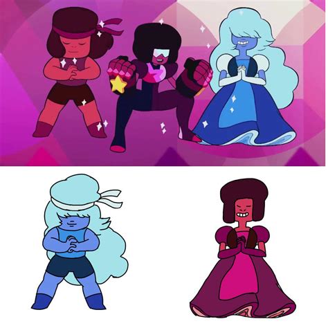 swapped  ruby  sapphires outfits   proud  ruby