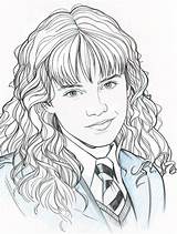 Potter Harry Hermione Coloring Pages Drawings Deviantart Moore Jerome Granger Para Portrait Pencil Coloriage Draw Desenho Ak0 Cache Desenhos Do sketch template