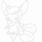 Meowstic Pokemon Femmina Kleurplaten Linearts Stampare Supercoloring sketch template