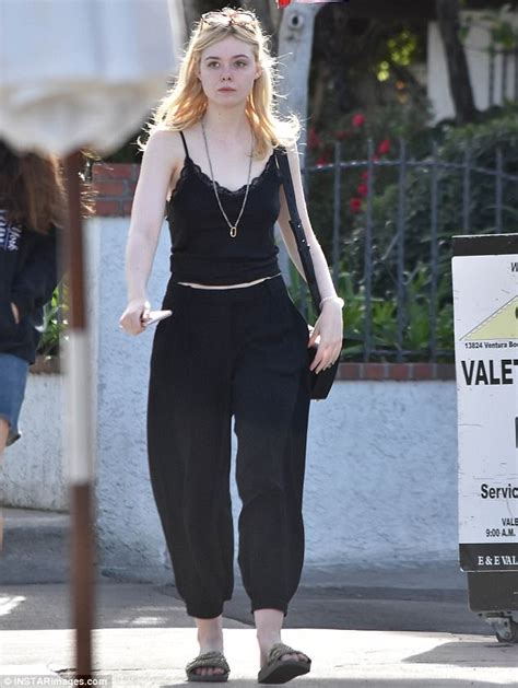 Elle Fanning Enjoys Day Out With Mother Heather Daily Mail Online