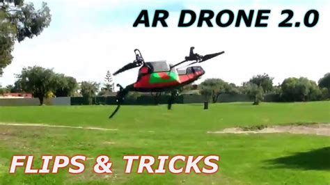 ar drone flips  tricks youtube