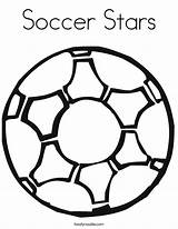 Soccer Coloring Pages Ball Stars Sport Print Boys Good Logos Lsu Player Let Twistynoodle Noodle sketch template