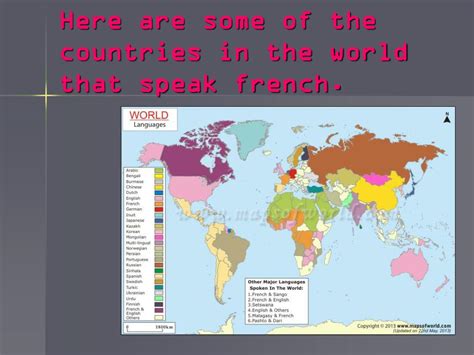 What Countries Do They Speak French French Country
