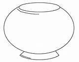 Coloring Pages Fish Bowl Clipart Realistic Tropical sketch template