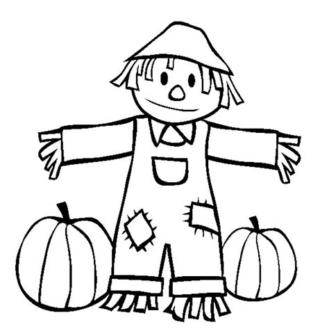 scarecrow coloring pages   kids irn
