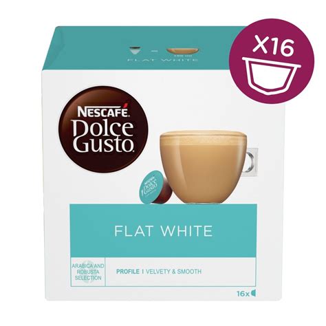 flat white coffee pods nescafe dolce gusto