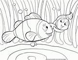 Coloring Nemo Pages Finding Marlin Printable Disney Sheet Print sketch template