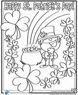 St Coloring Patricks Pages Happy Printable Kids Lucky Patrick Charms Printables Gold Sheets Saint Leprechaun Search Crafts Color Pot Google sketch template