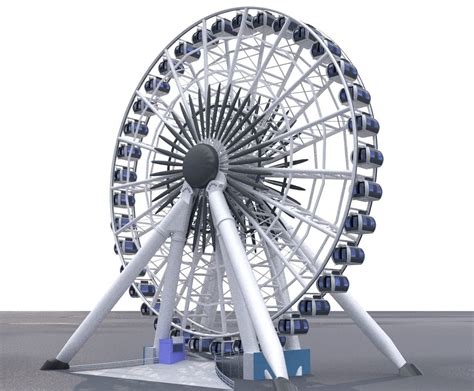 ferris wheel  model theme cgtrader