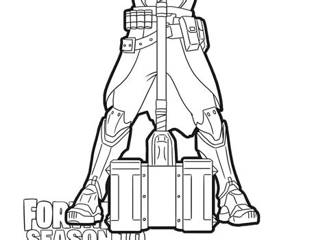 critique ghoul trooper fortnite coloring page
