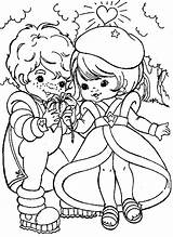 Coloring Rainbow Brite Pages Buddy Give Blue Lala Orange Flower Beautiful Colorluna Color Sheets sketch template