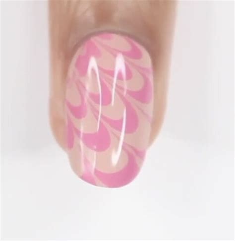 diy water marble nails spa  beauty today