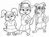 Alvin Chipmunks Coloring Chipettes Pages Printable Chipette Kids Eleanor Chipwrecked Drawing Color Print Cartoon Colouring 2010 Getdrawings Book Girls Sheets sketch template