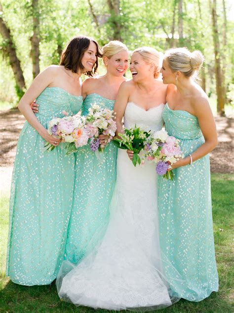 Seafoam Bridesmaids Dresses Elizabeth Anne Designs The Wedding Blog