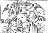Catholic Schongauer sketch template