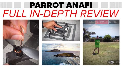 parrot anafi full  depth review  true competitor youtube