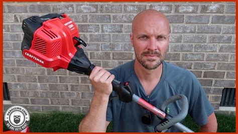 craftsman gas powered cc weedwacker review youtube
