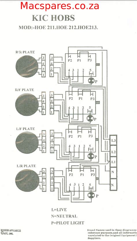 schematic diagram  electric stove