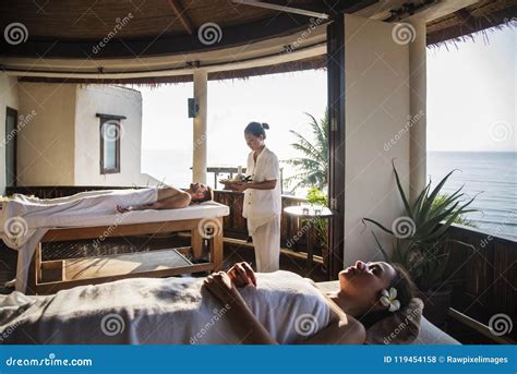 luxurious spa   resort stock photo image  masseuse