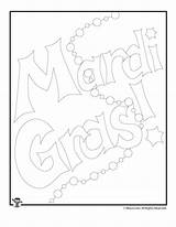 Coloring Gras Mardi Pages Kids Printables Printable Activities Woojr sketch template