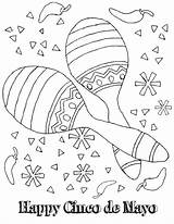Coloring Mayo Cinco Pages Printable Kids Fiesta Color Maracas Mexican Print Printables Crafts Worksheets Activities Colouring Happy Adult Fire Truck sketch template