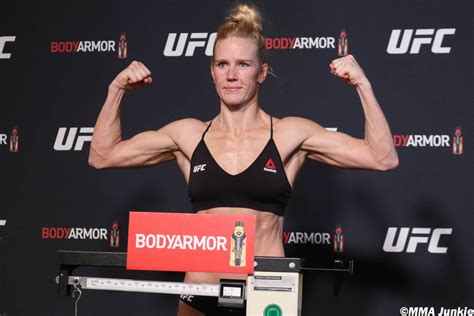 holly holm ufc 246 official weigh ins mma junkie