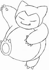 Snorlax Pokemon Coloring Pages Drawing Color Drawings Draw Printable Getcolorings Templates Print Deviantart Getdrawings Template sketch template