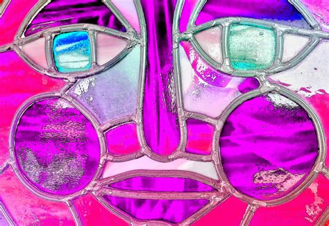 stained glass face  stock photo public domain pictures