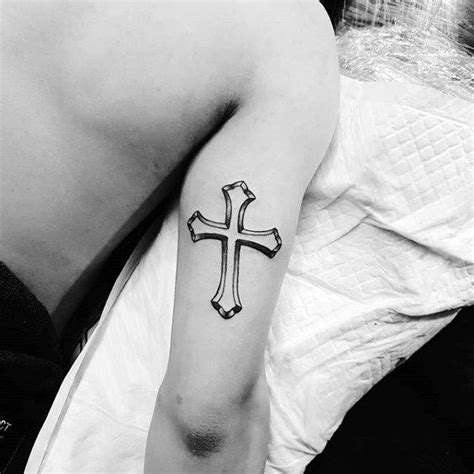 40 Simple Christian Tattoos For Men Faith Design Ideas