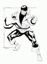 Karate Kid Coloring Pages Drawing Cartoon Losh Cliparts Atkins Robert Deviantart Comic Colouring Popular Kids Clipart Getdrawings Use sketch template