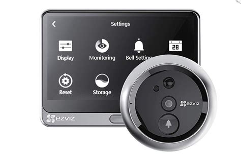 ezviz dp smart video door viewer review  viable video doorbell alternative techhive
