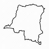 Map Congo Country Democratic Republic Geography Icon Editor Open sketch template