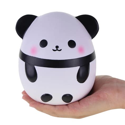 buy jumbo panda egg squishy slow rising cute kawaii squishies cm retail pcs