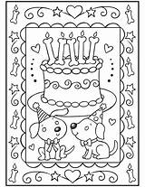 Birthday Dover sketch template
