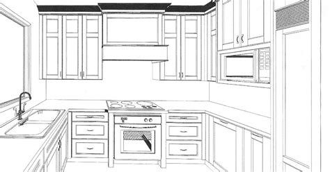 visio    draw kitchen cabinets