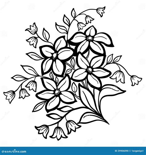 flower black  white outline wallpapers gallery