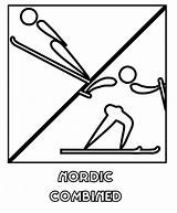 Olympics Nordic Scribblefun sketch template