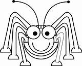 Cartoon Line Grasshopper Clipartbest Colouring Coloring Book Clipart sketch template