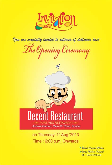 bhagat graphic designer decent restaurant bhopal