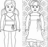 Coloring Pages American Doll Girl Print Popular sketch template