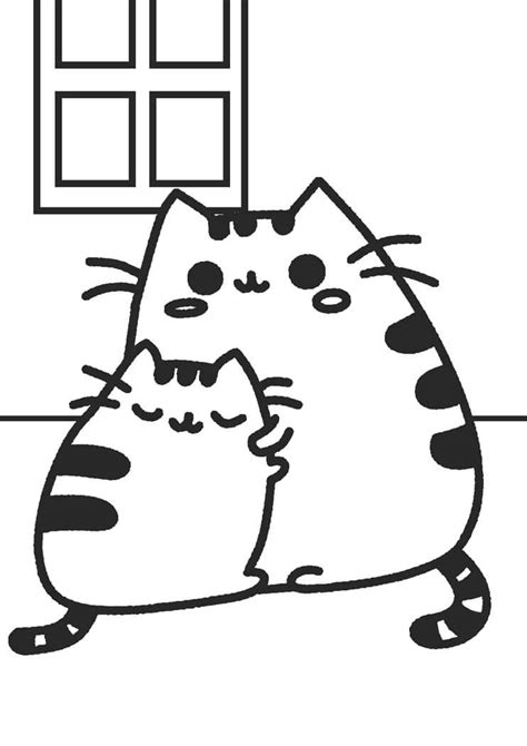 top  printable pusheen coloring pages  coloring pages