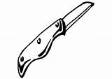 Knife Coloring Pages Large Edupics sketch template
