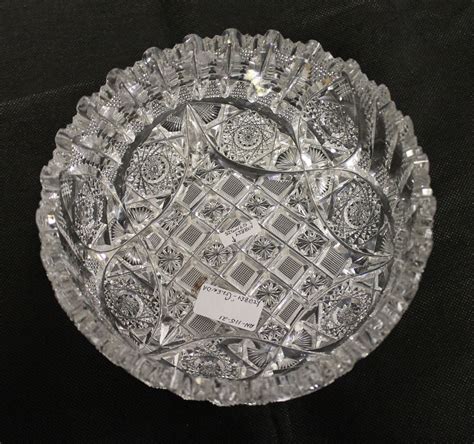 Bargain John S Antiques Brilliant Cut Glass Libbey Bowl Glenda