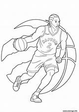 Leonard Raptors Kawhi Coloring Youngboy Curry sketch template