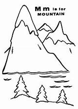 Everest Coloring Mount Pages Template sketch template